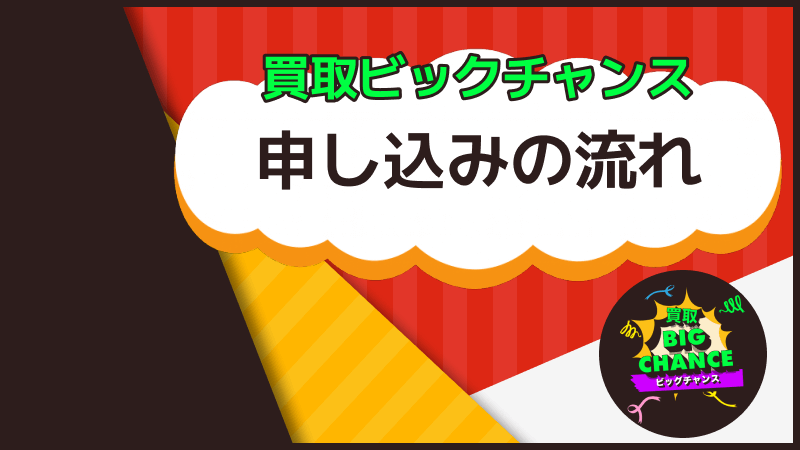買取ビッグチャンス 申し込み 流れ