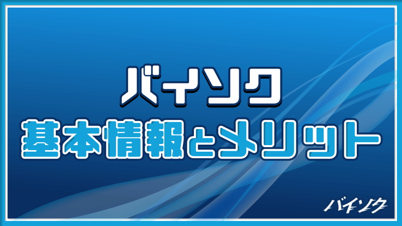 バイソク 基本情報メリット